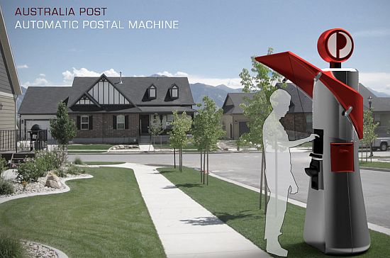 automatic postal machine