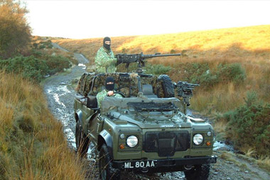 Enemy forces carrying out a border patrol. (39.15kb)