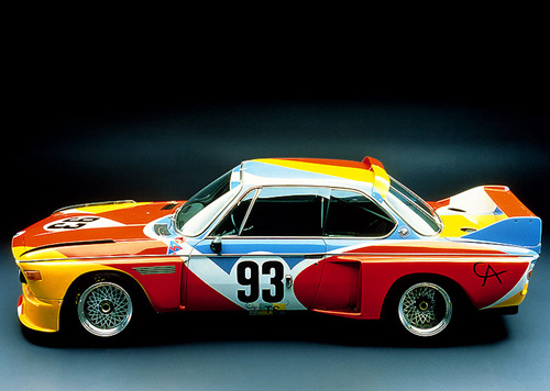 bmw 75 calder Symbiosis between BMW cars and art