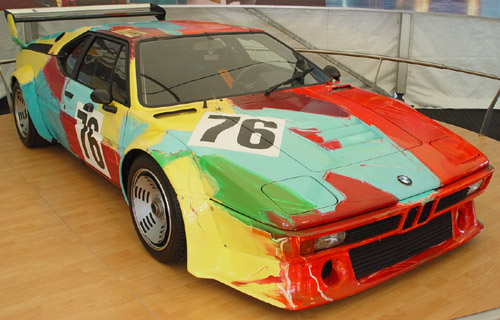 bmw 79 warhol01 Symbiosis between BMW cars and art