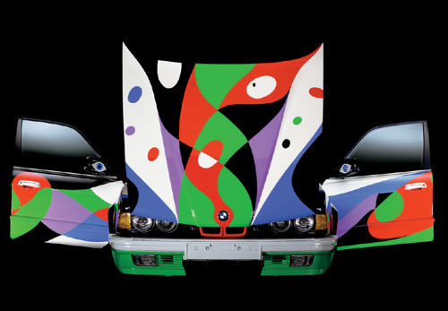 bmw 90 manrique02 Symbiosis between BMW cars and art