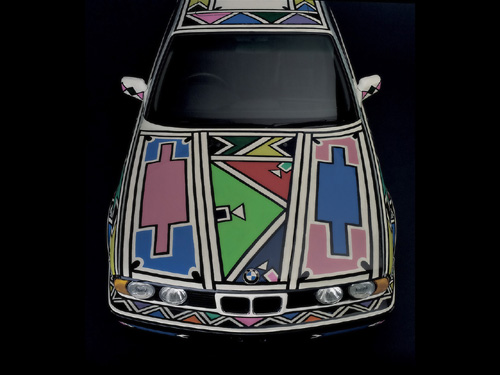 bmw 91 mahlangu02 Symbiosis between BMW cars and art