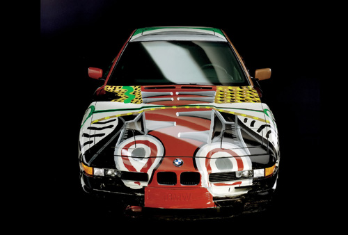 bmw 95 hockney01 Symbiosis between BMW cars and art